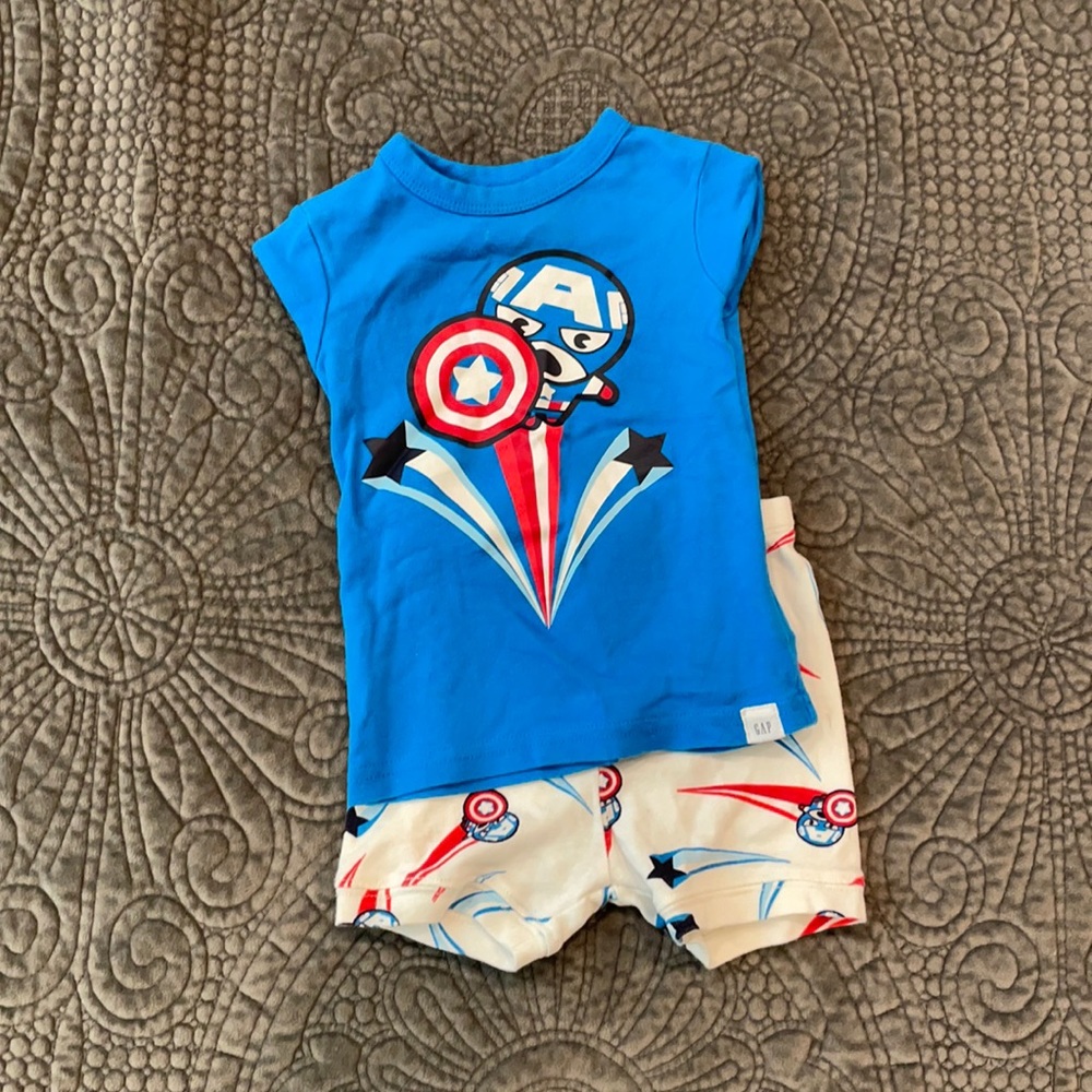 GAP Marvel Captain America Pajamas